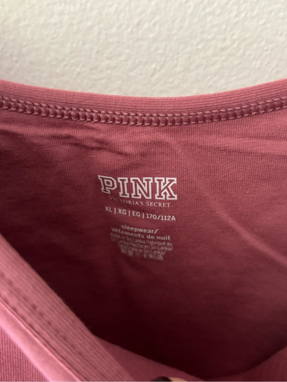 VS Pink Spaghetti Strap Cotton Dress with built in Bra - Picture 4 of 10